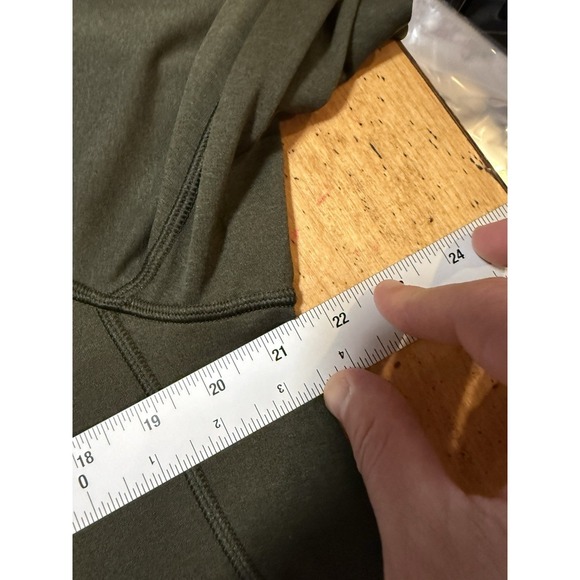 KJUS 52 Large Golf Pullover Keano Midlayer Half Zip Sleeve Dark Olive - Picture 5 of 7